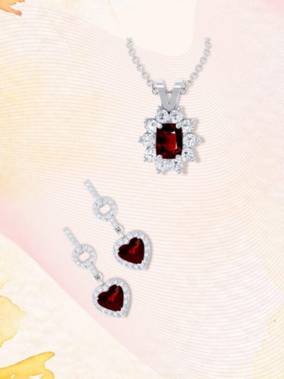 Natural Ruby and Diamond Pendants to Make Your Day