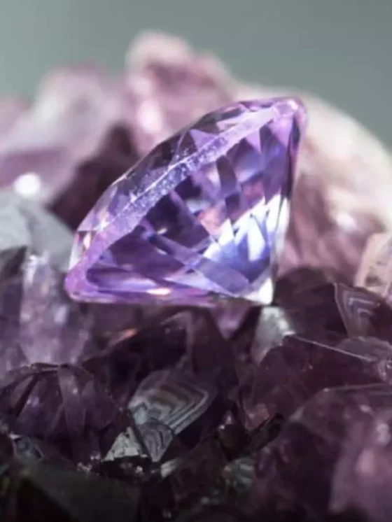 A Symphony of Pink and Purple Sapphire